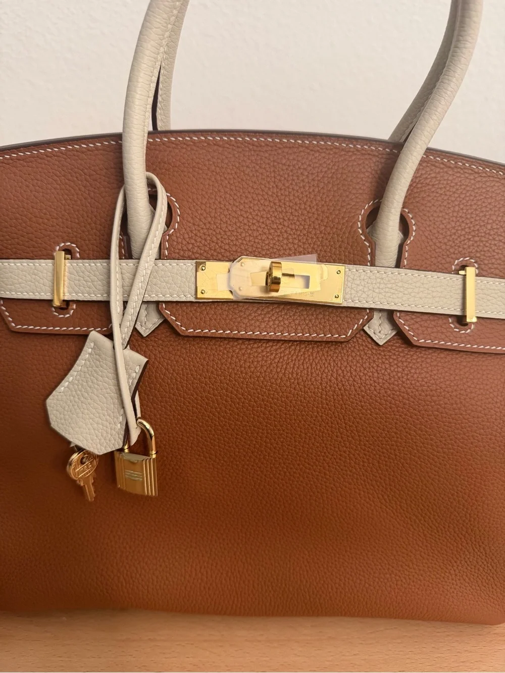 Special Order (HSS) Birkin 30 Gold Craie Togo GHW IMPORTED TOGO